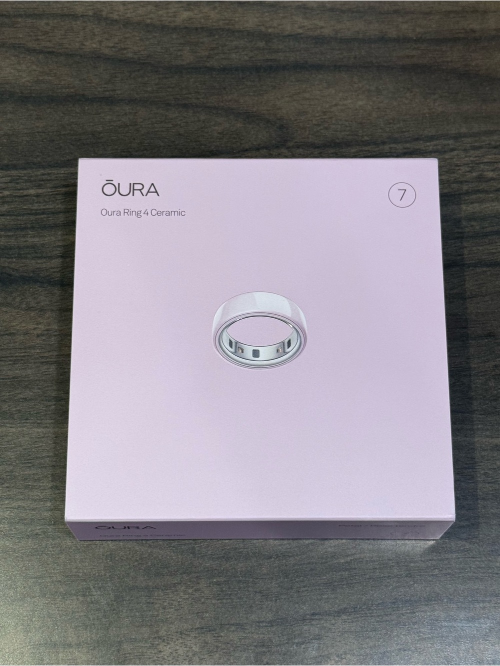 Oura Ring 4 Ceramic Size 7